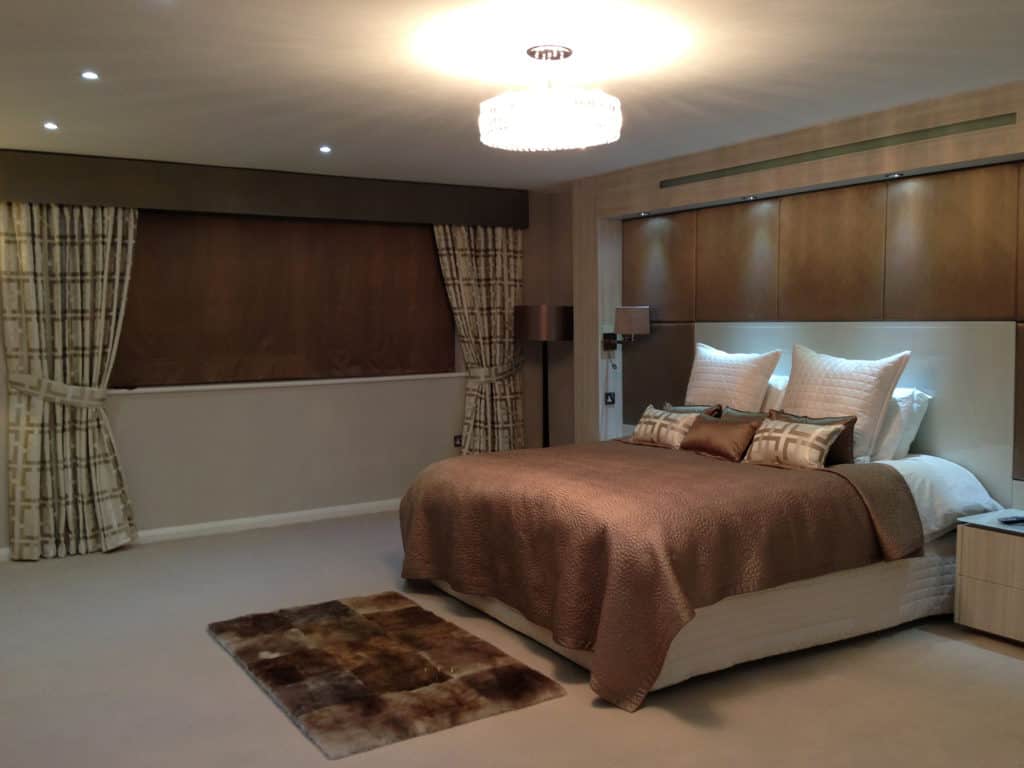 Bedroom for an interior design project for Ealing