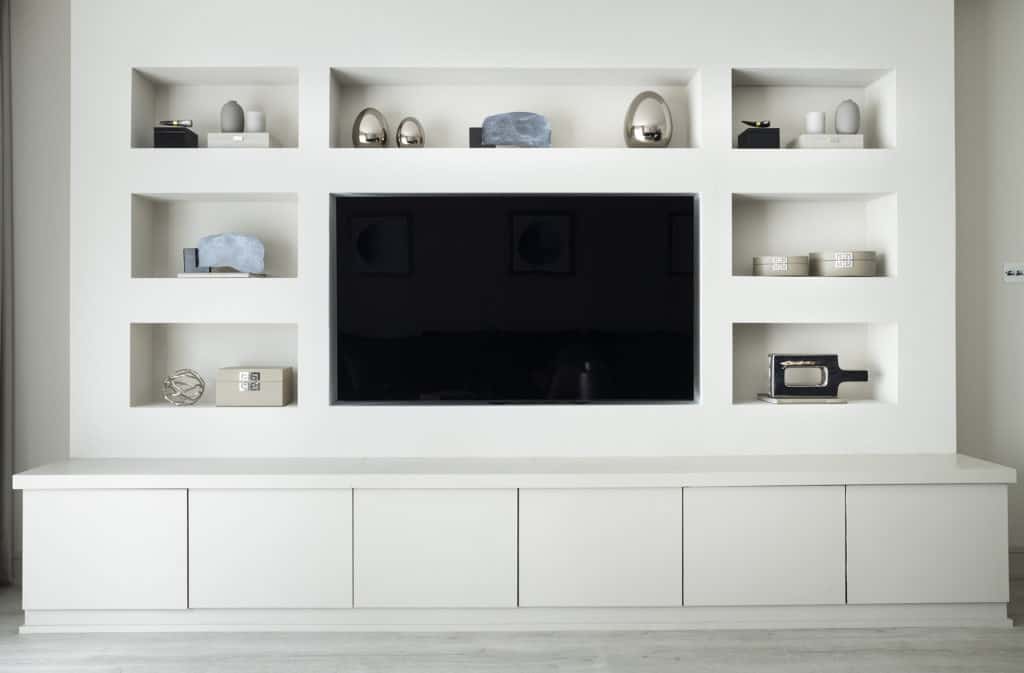 Interior Design in Stanmore for a TV Rack