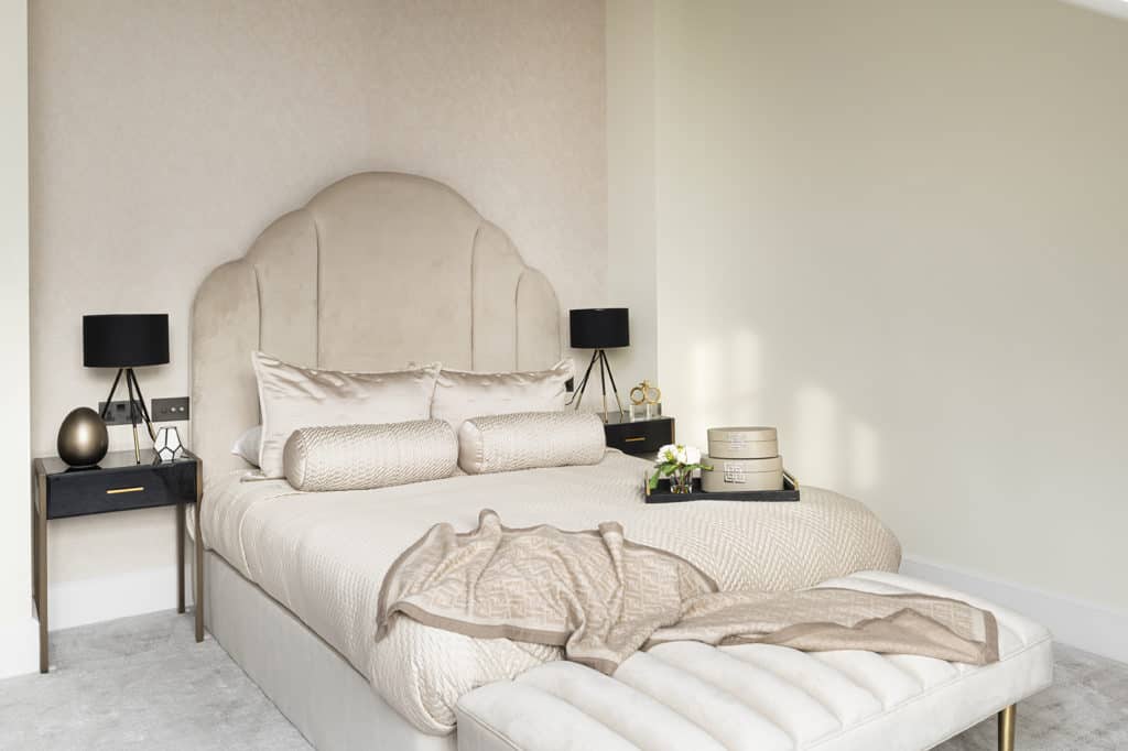 Wimbledon Interior Design for a Guestroom Bed