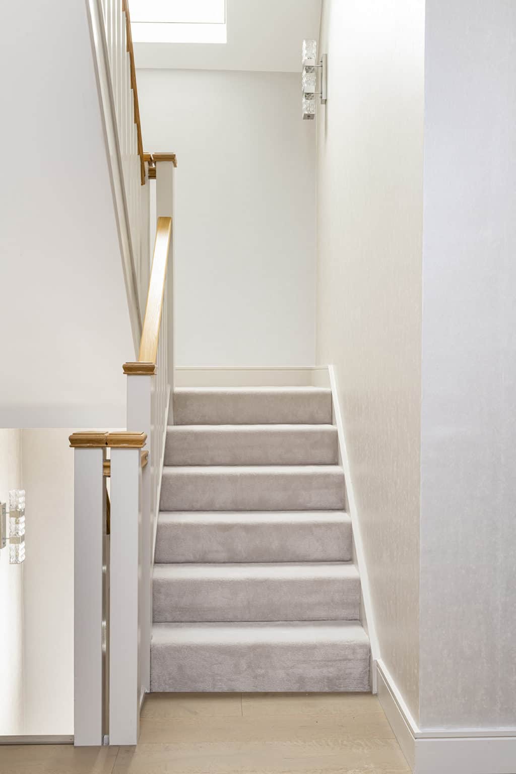 Stairs in an interior design project in Chigwell Grange