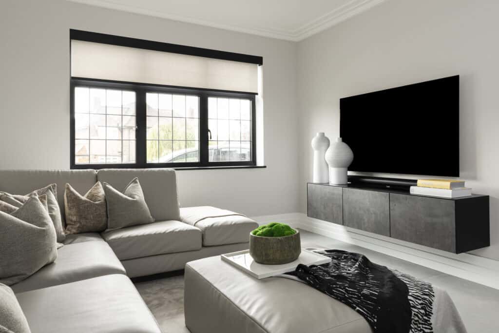 Interior Design in Chigwell for a TV Room